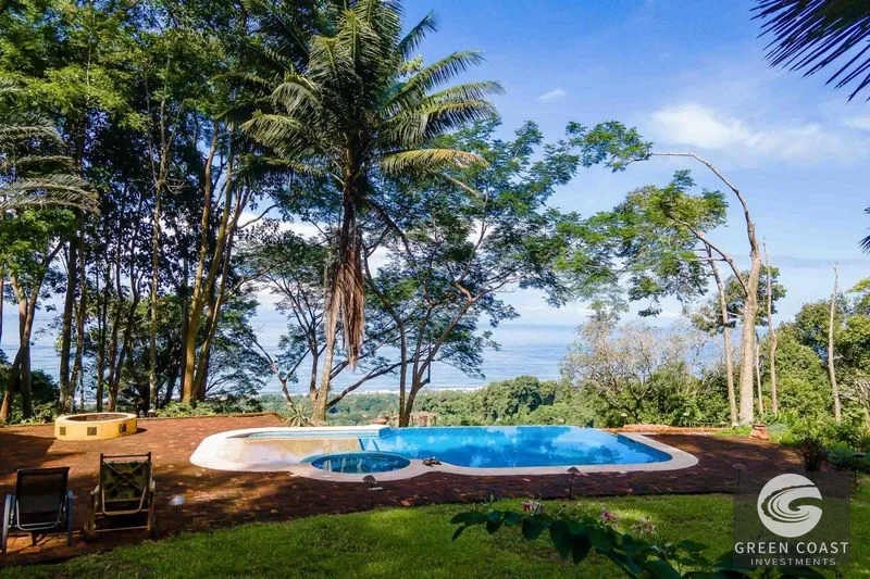 23-Acre Ocean View Estate in Exclusive Eco-Community with Pool & Guest House — view 5, Dominical, Costa Rica