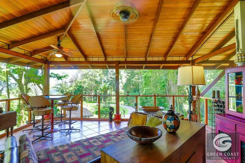 23-Acre Ocean View Estate in Exclusive Eco-Community with Pool & Guest House — view 23, Dominical, Costa Rica