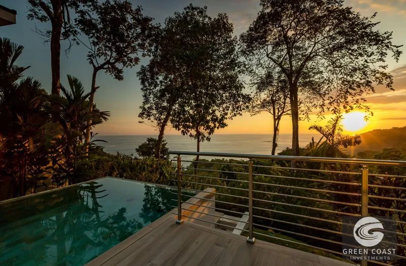Luxury 3BR Ridge-Top Villa with Ocean Views and Private Pool in Gated Dominical Enclave — view 1, Dominical, Costa Rica