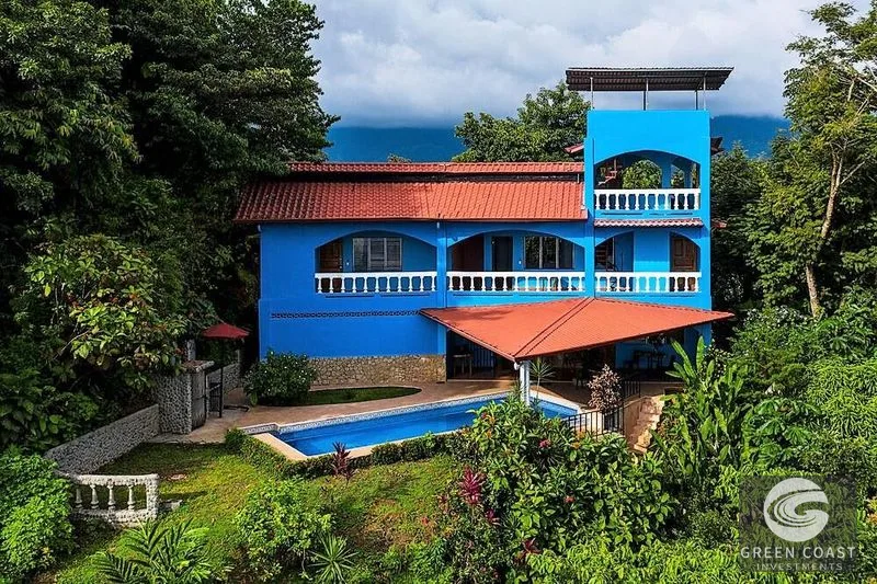 11-Bed Ojochal Eco-Lodge with Panoramic Ocean & Mountain Views — view 1, Ojochal, Costa Rica