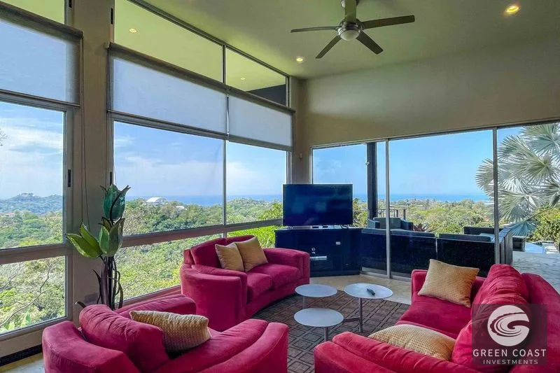 Luxury Ocean-View Manuel Antonio Villa with Infinity Pool & Extra Building Lot — view 3, Manuel Antonio, Quepos, Costa Rica