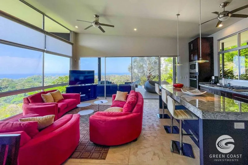 Luxury Ocean-View Manuel Antonio Villa with Infinity Pool & Extra Building Lot — view 4, Manuel Antonio, Quepos, Costa Rica