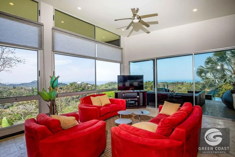 Luxury Ocean-View Manuel Antonio Villa with Infinity Pool & Extra Building Lot — view 10, Manuel Antonio, Quepos, Costa Rica