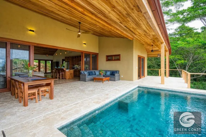 Modern 4-BR Ocean-View Villa with Saltwater Pool in Exclusive Escalares — view 2, Dominical, Dominical, Costa Rica