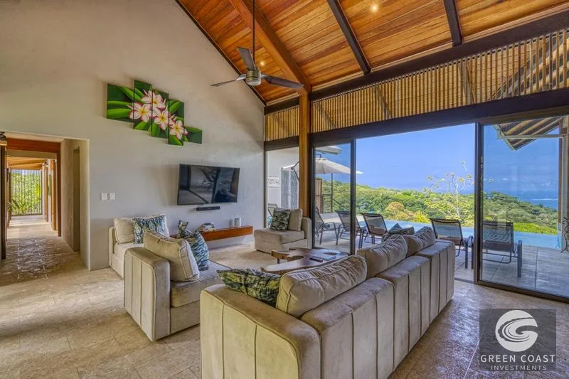6-Bed Luxury Ocean View Estate in Uvita Gated Community with Whale's Tail Views — view 6, Uvita, Osa, Costa Rica