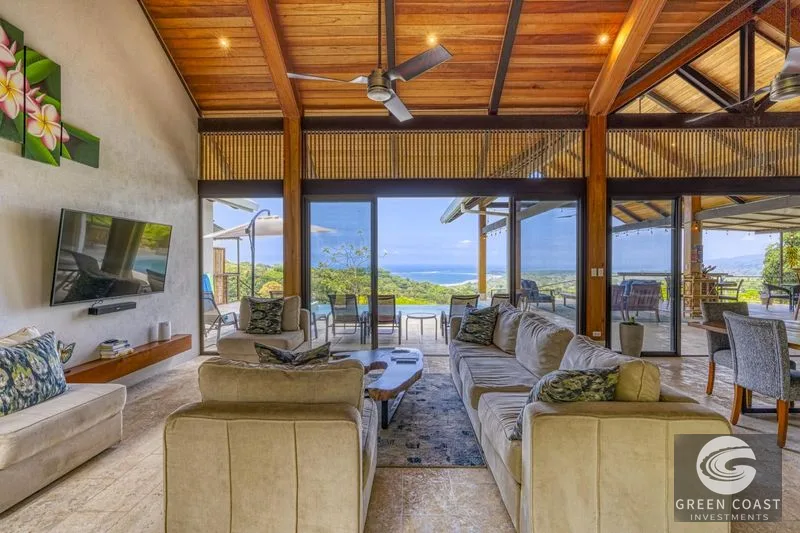 6-Bed Luxury Ocean View Estate in Uvita Gated Community with Whale's Tail Views — view 8, Uvita, Osa, Costa Rica