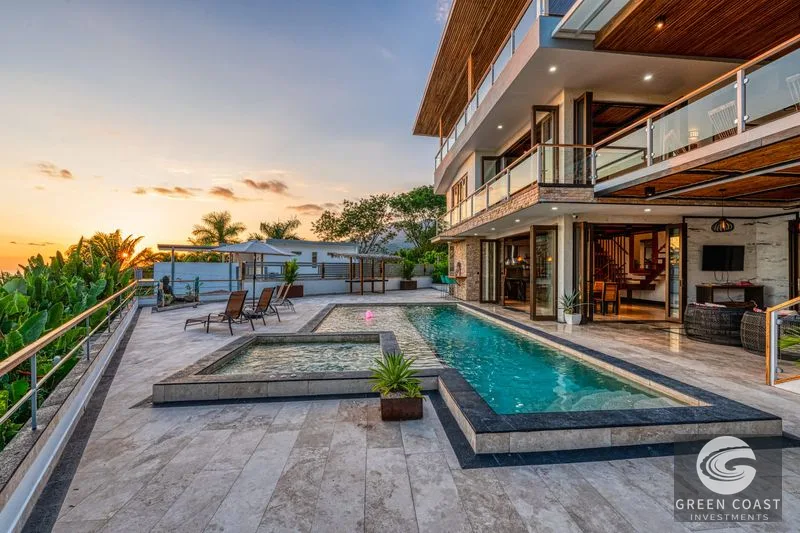 Uvita Luxury Villa with Panoramic Whale's Tail Ocean Views — view 1, Dominical, Costa Rica