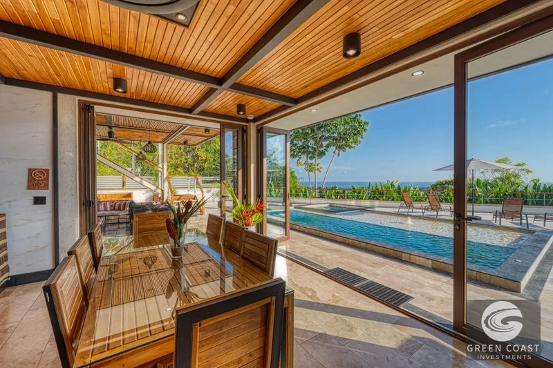 Uvita Luxury Villa with Panoramic Whale's Tail Ocean Views — view 8, Dominical, Costa Rica