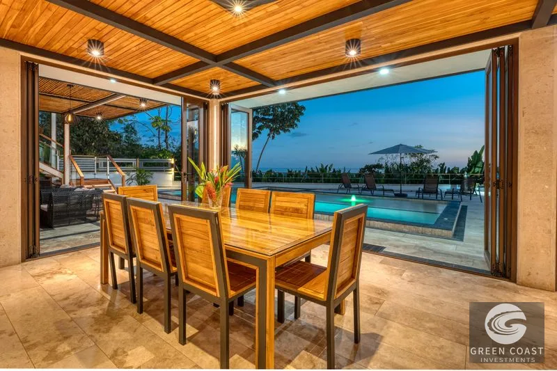 Uvita Luxury Villa with Panoramic Whale's Tail Ocean Views — view 10, Dominical, Costa Rica