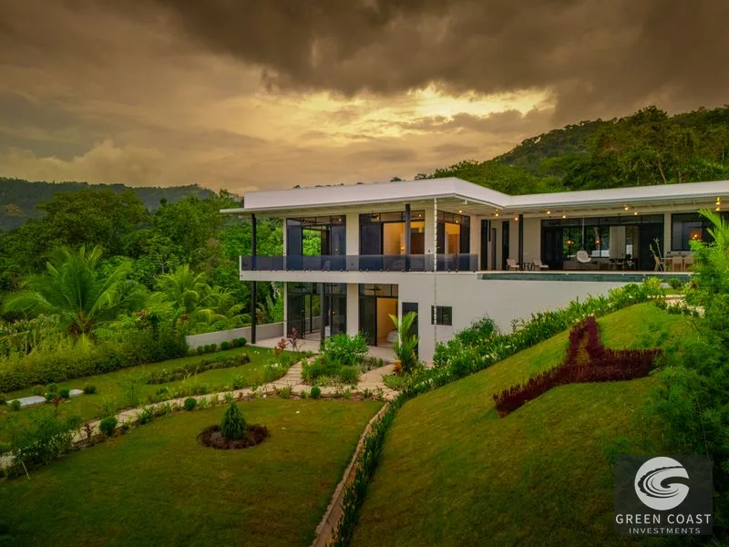 Escaleras Luxury Estate: Panoramic Ocean & Whale's Tail Views with Infinity Pool — view 1, Bahía Ballena, Osa, Costa Rica