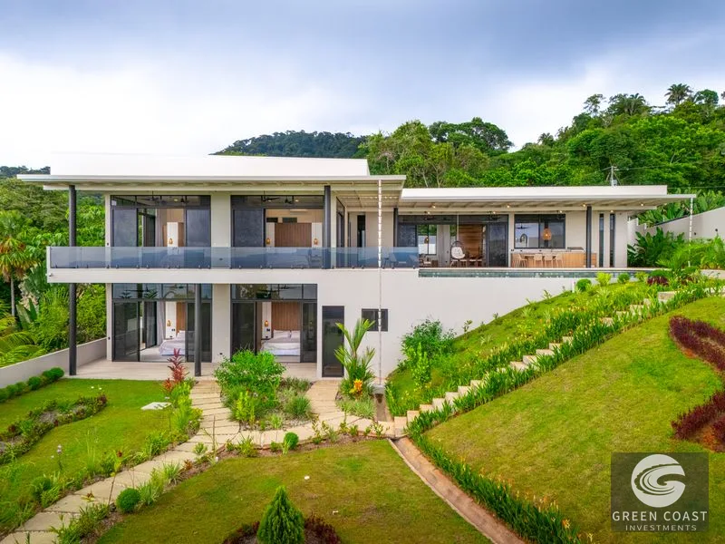 Escaleras Luxury Estate: Panoramic Ocean & Whale's Tail Views with Infinity Pool — view 5, Bahía Ballena, Osa, Costa Rica