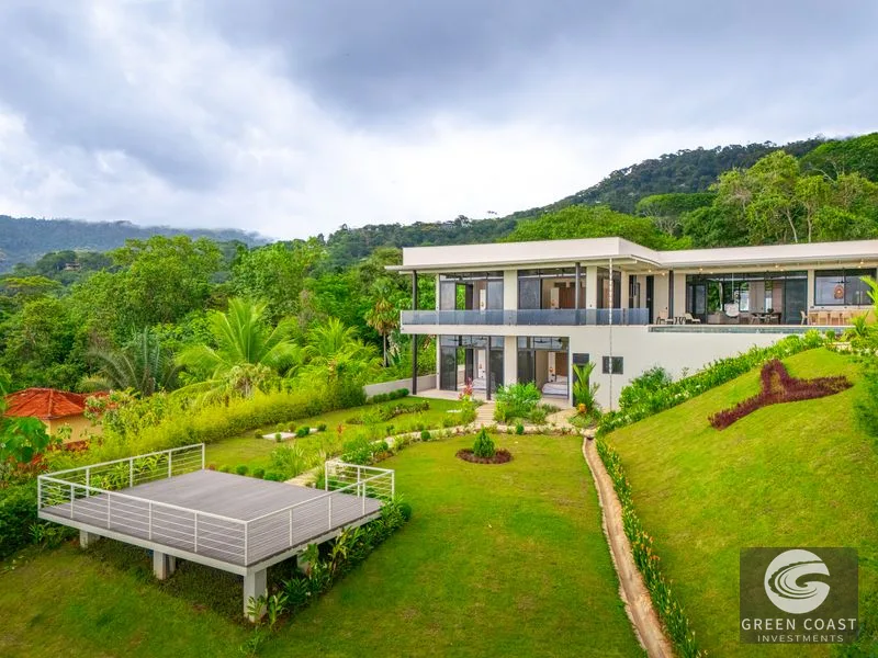 Escaleras Luxury Estate: Panoramic Ocean & Whale's Tail Views with Infinity Pool — view 7, Bahía Ballena, Osa, Costa Rica