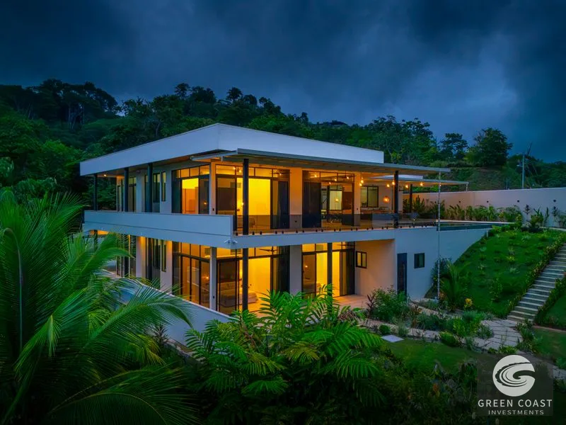 Escaleras Luxury Estate: Panoramic Ocean & Whale's Tail Views with Infinity Pool — view 47, Bahía Ballena, Osa, Costa Rica