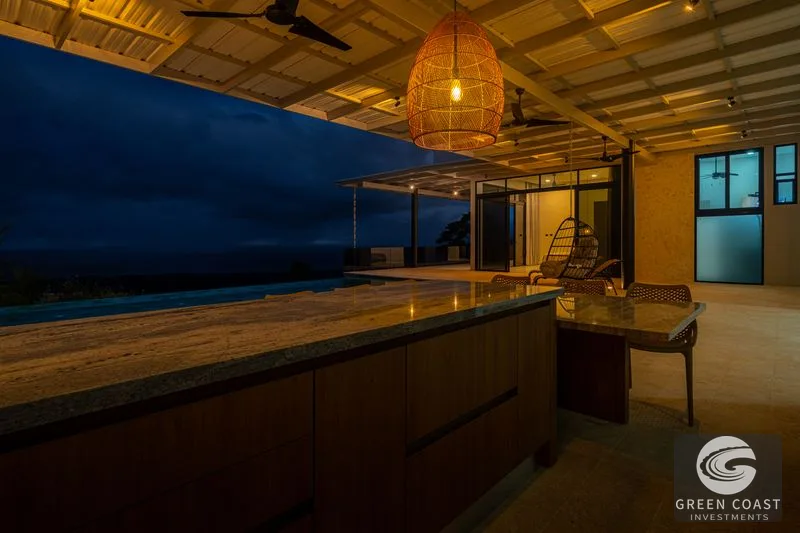 Escaleras Luxury Estate: Panoramic Ocean & Whale's Tail Views with Infinity Pool — view 59, Bahía Ballena, Osa, Costa Rica