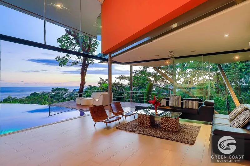 6-BR Victor Cañas Ocean-View Masterpiece in Manuel Antonio with Private Funicular & Infinity Pool — view 7, Manuel Antonio, Costa Rica