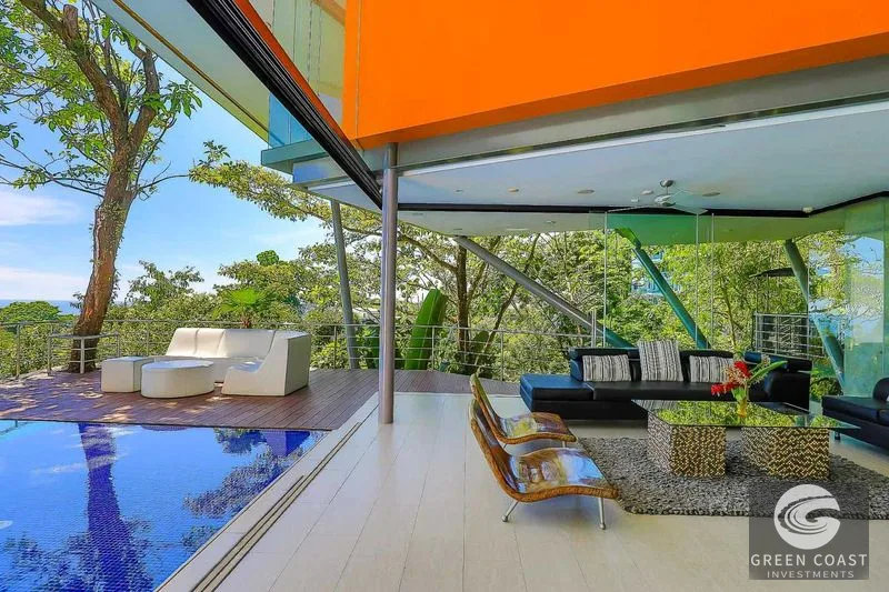 6-BR Victor Cañas Ocean-View Masterpiece in Manuel Antonio with Private Funicular & Infinity Pool — view 8, Manuel Antonio, Costa Rica