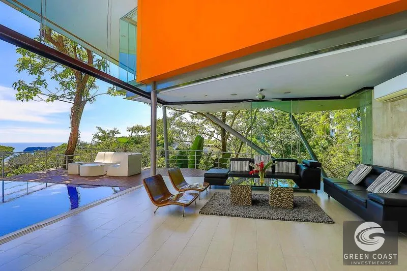 6-BR Victor Cañas Ocean-View Masterpiece in Manuel Antonio with Private Funicular & Infinity Pool — view 10, Manuel Antonio, Costa Rica