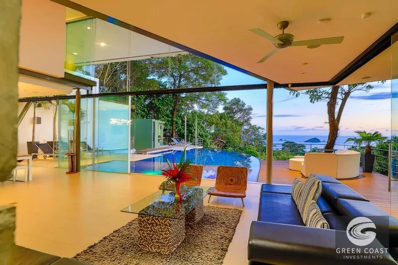 6-BR Victor Cañas Ocean-View Masterpiece in Manuel Antonio with Private Funicular & Infinity Pool — view 12, Manuel Antonio, Costa Rica