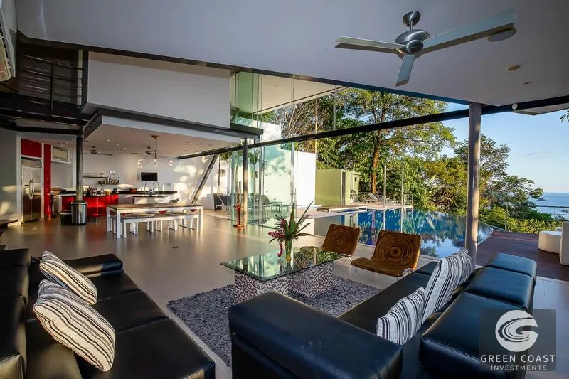 6-BR Victor Cañas Ocean-View Masterpiece in Manuel Antonio with Private Funicular & Infinity Pool — view 13, Manuel Antonio, Costa Rica