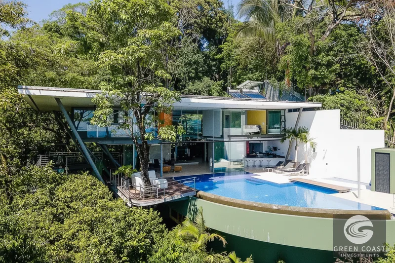 6-BR Victor Cañas Ocean-View Masterpiece in Manuel Antonio with Private Funicular & Infinity Pool — view 80, Manuel Antonio, Costa Rica