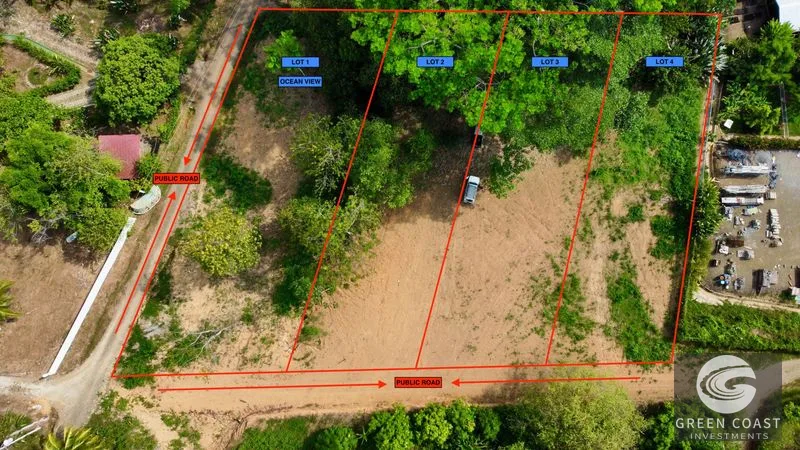 Prime Ojochal Development Land: 4 Subdivided Lots with Ocean & Mountain Views — view 1, Ojochal, Costa Rica