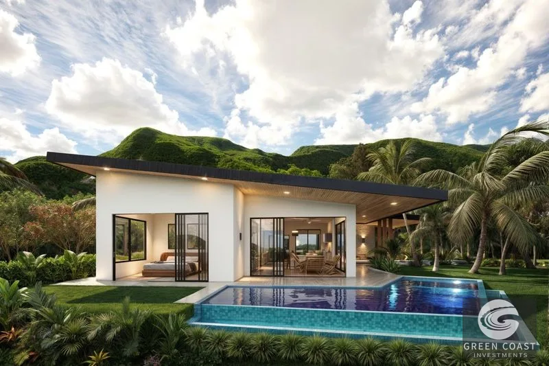 Modern 2-BR Atenas Villa with Private Pool, Vaulted Ceilings & Panoramic Valley Views — view 1, Atenas, Costa Rica