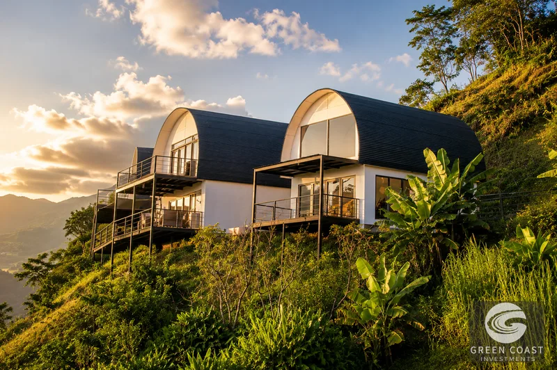 Atenas 4-Villa Ocean View Estate: 5-Acre Multi-Family Retreat with Pool — view 4, Concepcion, Atenas, Costa Rica