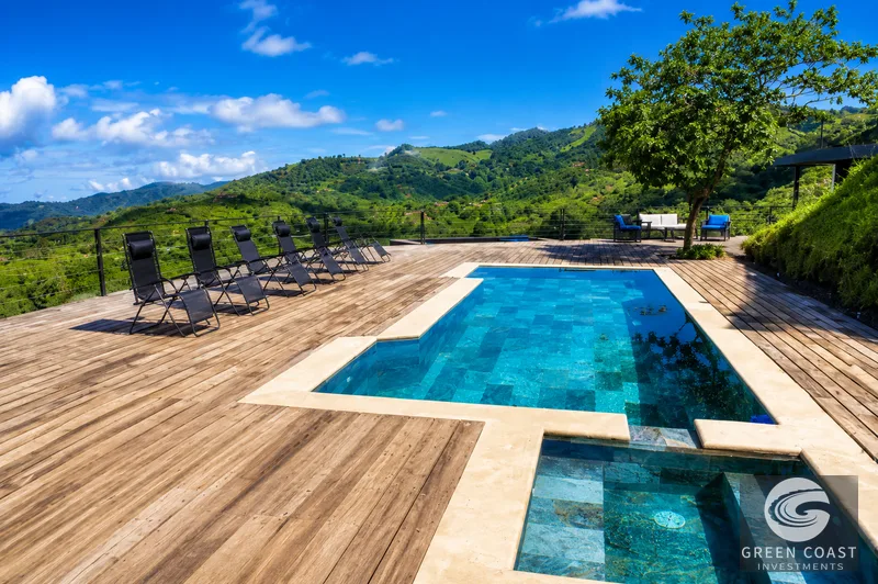 Atenas 4-Villa Ocean View Estate: 5-Acre Multi-Family Retreat with Pool — view 9, Concepcion, Atenas, Costa Rica