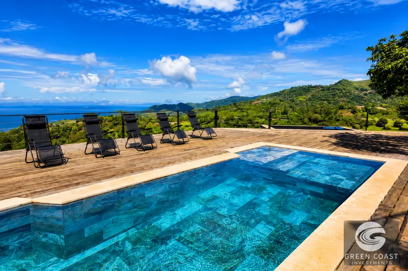 Atenas 4-Villa Ocean View Estate: 5-Acre Multi-Family Retreat with Pool — view 10, Concepcion, Atenas, Costa Rica