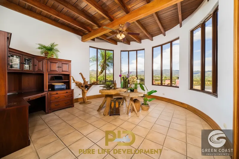 5-Bed Castle-Style Luxury Estate with Infinity Pool and Panoramic Views in Atenas Gated Community — view 12, Atenas, Costa Rica