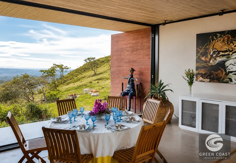 Atenas Luxury Estate: Contemporary 3BR Home & Boutique Retreat with Panoramic Central Valley Views — view 2, Escazú, Costa Rica
