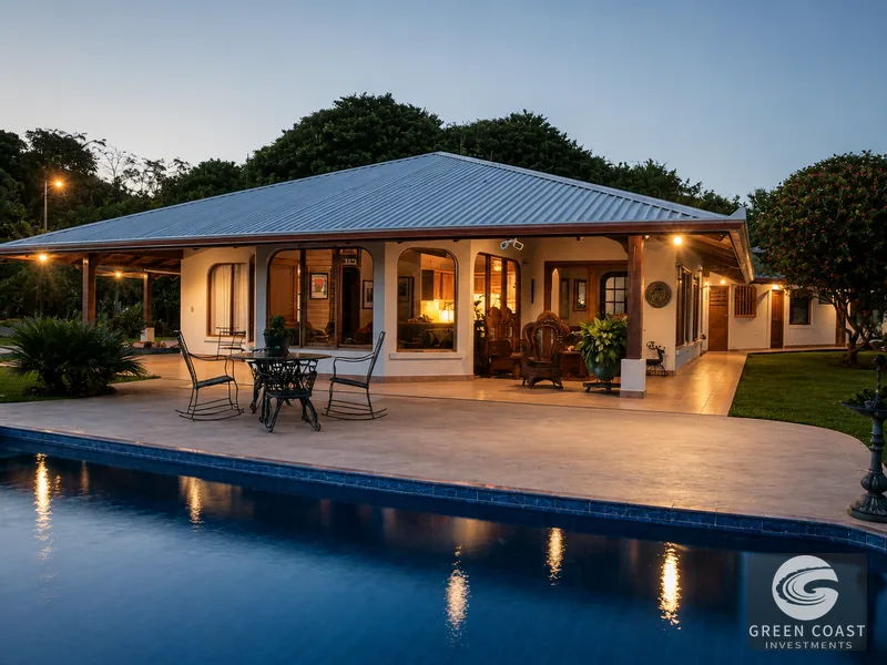 Atenas Luxury Estate: Contemporary 3BR Home & Boutique Retreat with Panoramic Central Valley Views — view 6, Escazú, Costa Rica