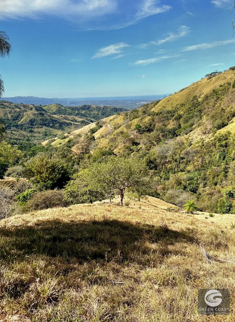 50-Acre Ocean View Farm with Dual Rivers & Waterfalls in Atenas — view 12, Desmonte, Atenas, Costa Rica