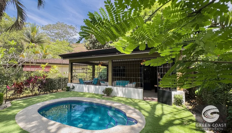 Renovated 2BR Turnkey Home with Pool near Jacó – Peaceful Las Monas Nature Retreat — view 1, Jacó, Costa Rica