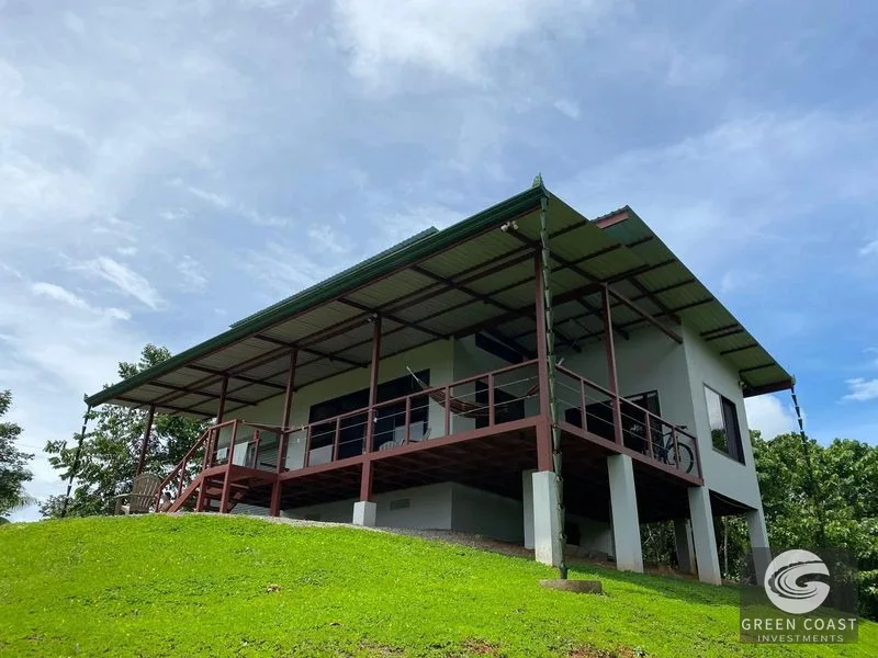 Affordable Pavones Ocean-View Home: Custom-Built Privacy on Over an Acre in Cuervito — view 1, Pavones, Costa Rica