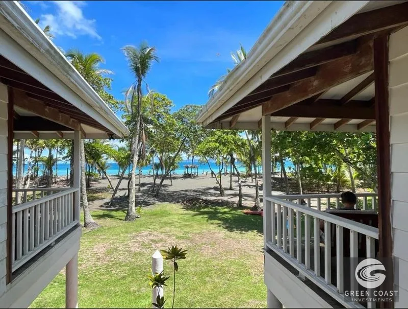 Zancudo Beachfront Estate: Two Turnkey Rental Homes with Secure Fee Simple Ownership — view 1, Pavones, Costa Rica