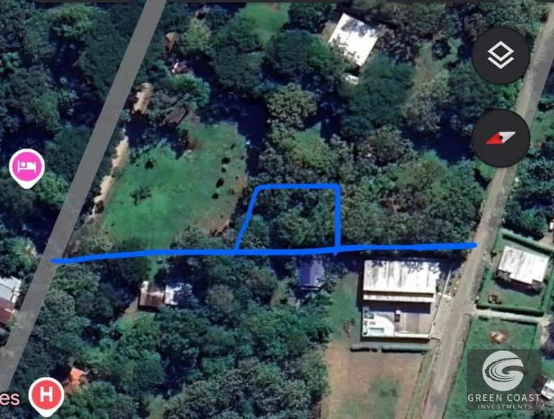 Flat 1,500m² Surf-Side Lot in Pavones – Private, Tree-Lined & Steps to the Beach — view 1, San José, Costa Rica