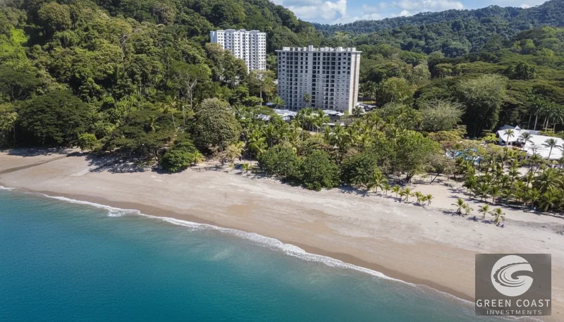 Punta Leona Beachfront Condo: Rare Titled 2-Bed Gem Near Playa Mantas — view 1, Jacó, Costa Rica