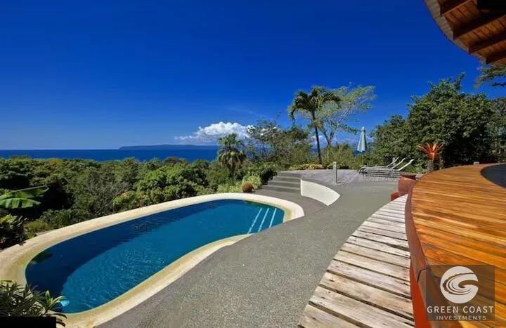 Pavones 5-Bed Ocean View Estate: Dual Bali-Style Luxury Homes Near the Surf — view 2, Pavones, Golfito, Costa Rica