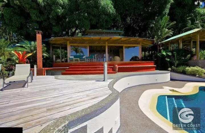 Pavones 5-Bed Ocean View Estate: Dual Bali-Style Luxury Homes Near the Surf — view 6, Pavones, Golfito, Costa Rica