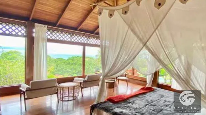 Pavones 5-Bed Ocean View Estate: Dual Bali-Style Luxury Homes Near the Surf — view 8, Pavones, Golfito, Costa Rica