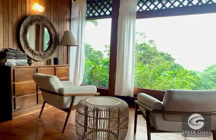 Pavones 5-Bed Ocean View Estate: Dual Bali-Style Luxury Homes Near the Surf — view 9, Pavones, Golfito, Costa Rica