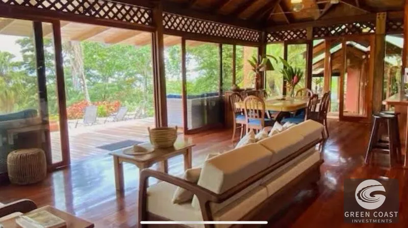 Pavones 5-Bed Ocean View Estate: Dual Bali-Style Luxury Homes Near the Surf — view 11, Pavones, Golfito, Costa Rica