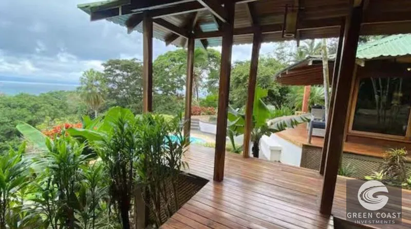 Pavones 5-Bed Ocean View Estate: Dual Bali-Style Luxury Homes Near the Surf — view 13, Pavones, Golfito, Costa Rica