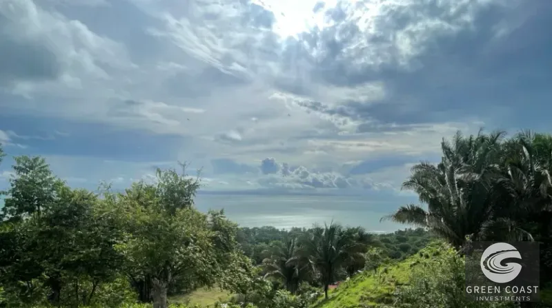 Pavones Ocean-View Development Land with Waterfall: Walk to Surf & Town — view 2, Pavones, Golfito, Costa Rica