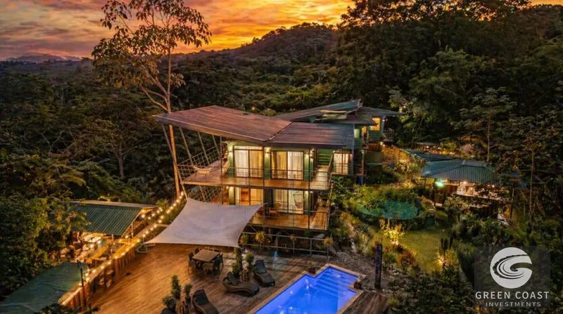 Drake Bay Luxury Eco-Lodge: 9-Bed Boutique Hotel near Corcovado with Ocean Views & Pool — view 2, Bahía Drake, Osa, Costa Rica