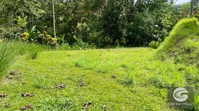 La Hierba 3-Tier Terraced Lot Near Surf: Mountain Views, Natural Stream & Beach Access — view 1, Pavones, Golfito, Costa Rica
