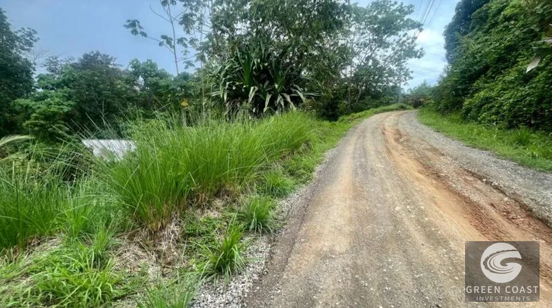 La Hierba 3-Tier Terraced Lot Near Surf: Mountain Views, Natural Stream & Beach Access — view 5, Pavones, Golfito, Costa Rica