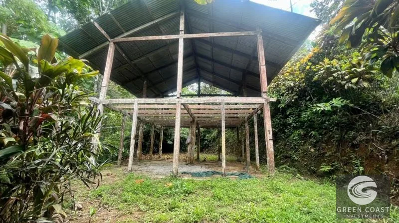 La Hierba 3-Tier Terraced Lot Near Surf: Mountain Views, Natural Stream & Beach Access — view 9, Pavones, Golfito, Costa Rica