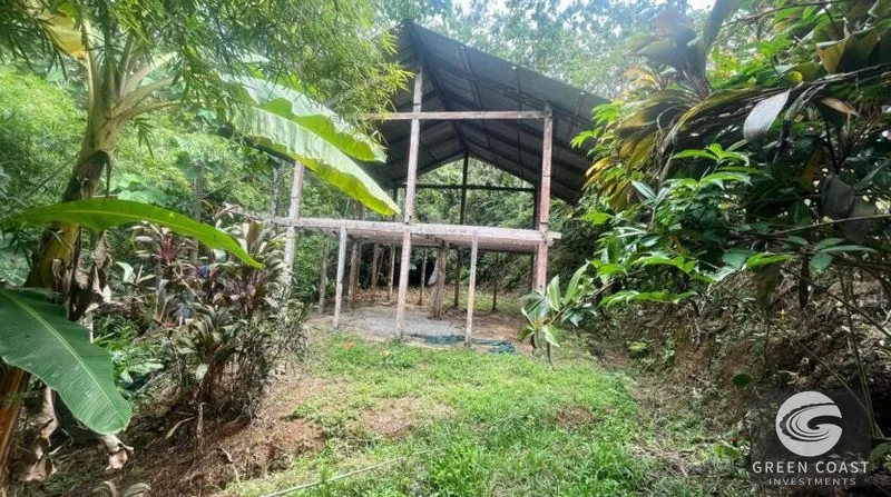 La Hierba 3-Tier Terraced Lot Near Surf: Mountain Views, Natural Stream & Beach Access — view 11, Pavones, Golfito, Costa Rica